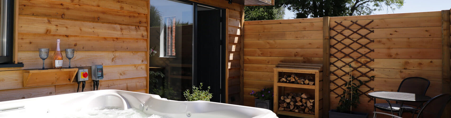 Secluded Hot Tub At A Lodge